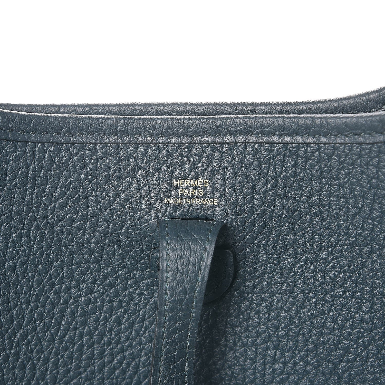 Hermes Taurillon Clemence Evelyne TPM Vert Cypres 6 of 9