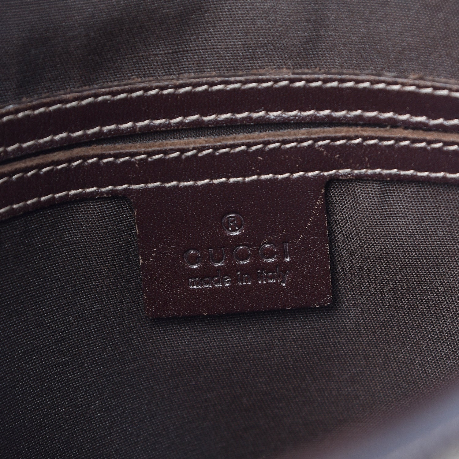 Gucci GG Plus Monogram Small Flap Messenger Bag Beige Dark Brown 6 of 12