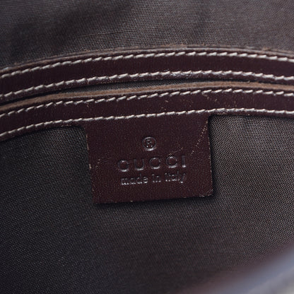 Gucci GG Plus Monogram Small Flap Messenger Bag Beige Dark Brown 6 of 12