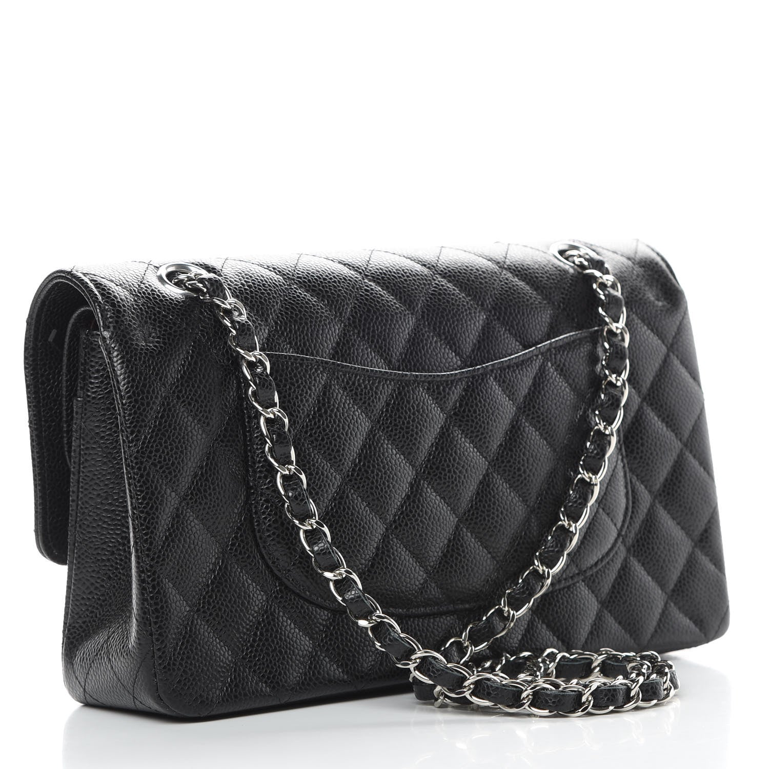 Chanel Caviar Quilted Medium Double Flap Black 3 of 11