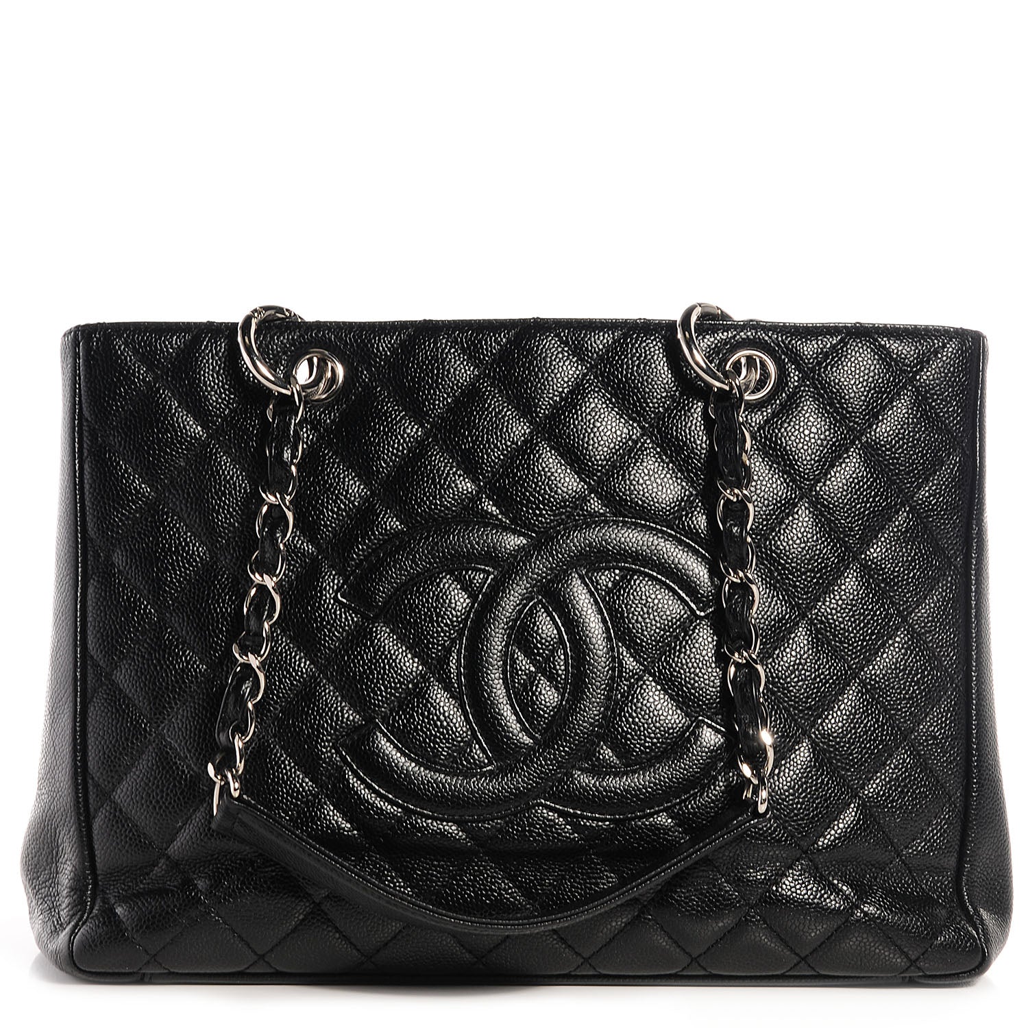 Chanel Caviar Grand Shopping Tote GST Black 1 of 7