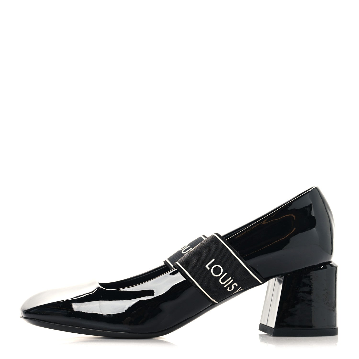 Louis Vuitton Patent Uncover Pumps 39 Black 1 of 9