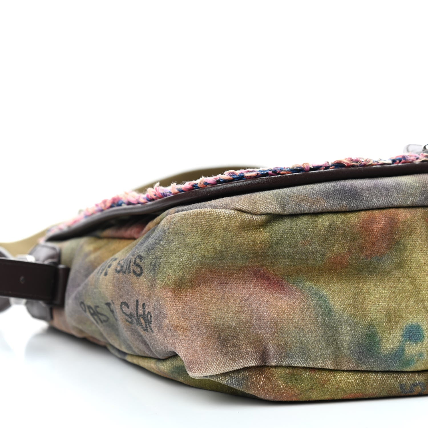 Chanel Washed Toile Graffiti On The Pavements Messenger Khaki Multicolor 8 of 10