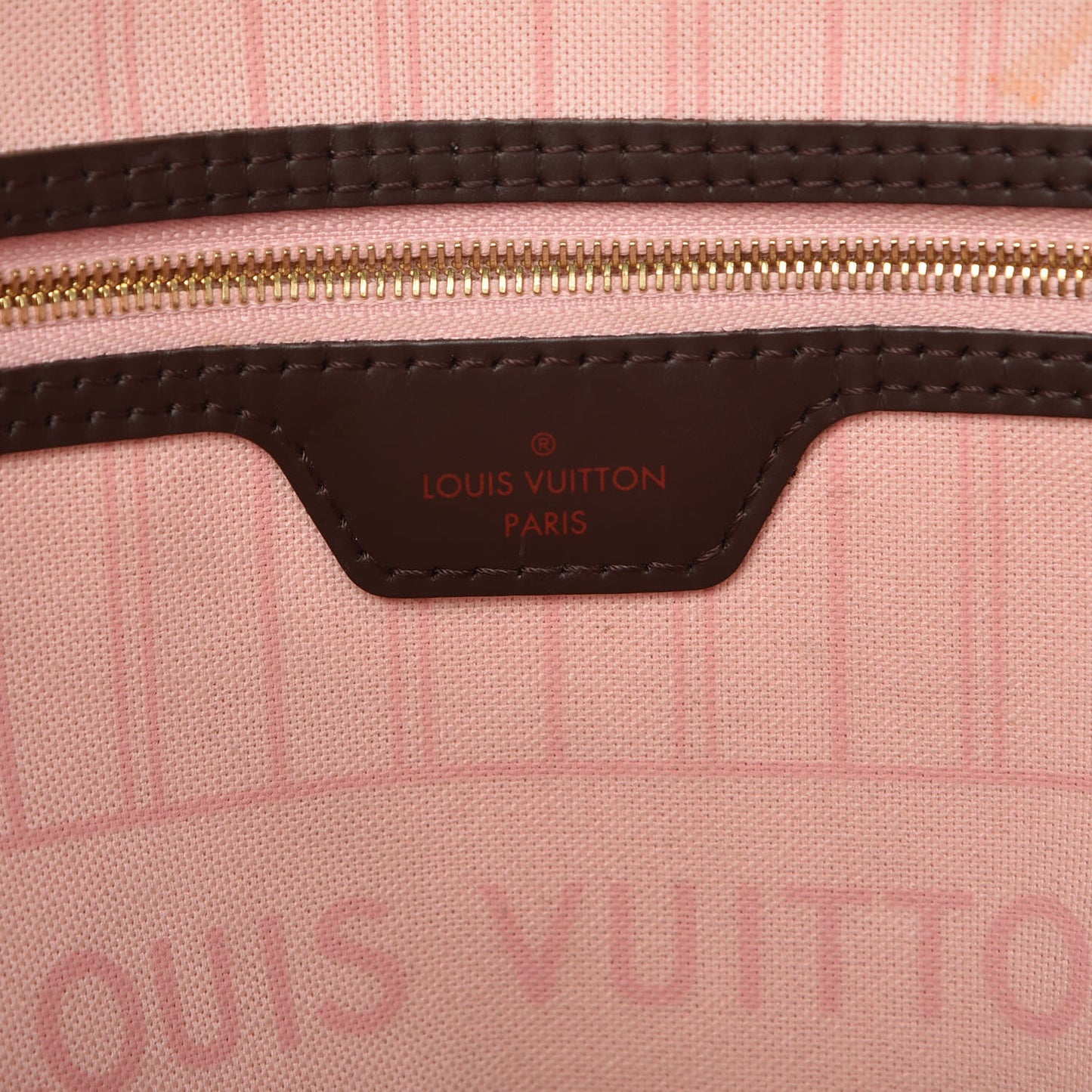 Damier Ebene Neo Neverfull MM Rose Ballerine