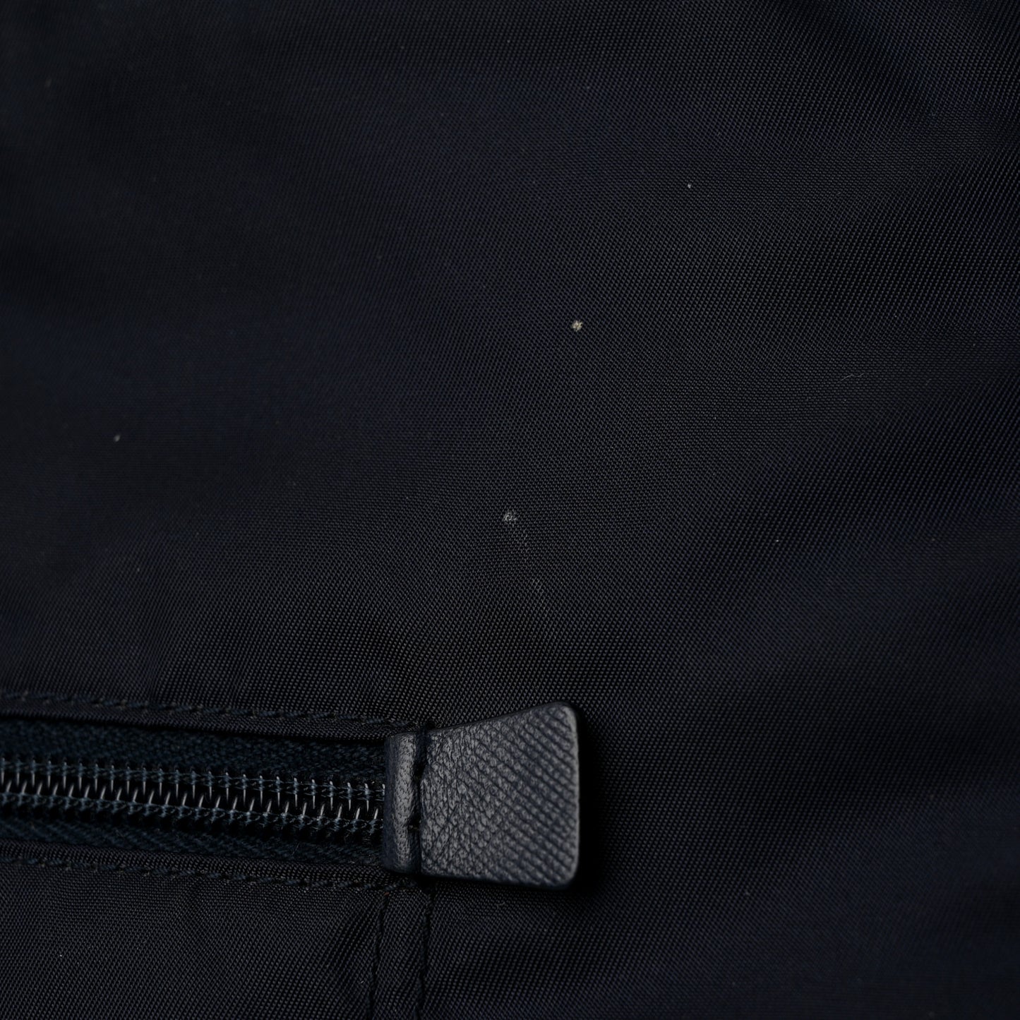 Nylon Saffiano Front Pocket Tote Baltico