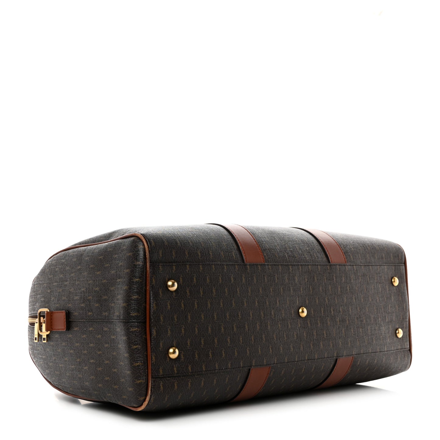 Canvas Smooth Calfskin Le Monogramme Duffle Chestnut