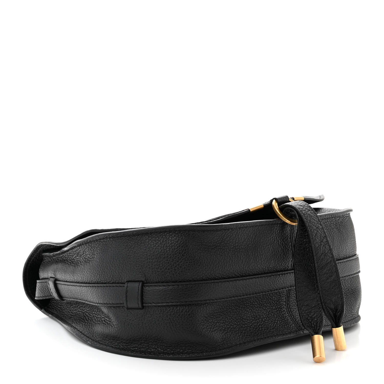 Chloe Calfskin Medium Marcie Round Crossbody Bag Black 4 of 11
