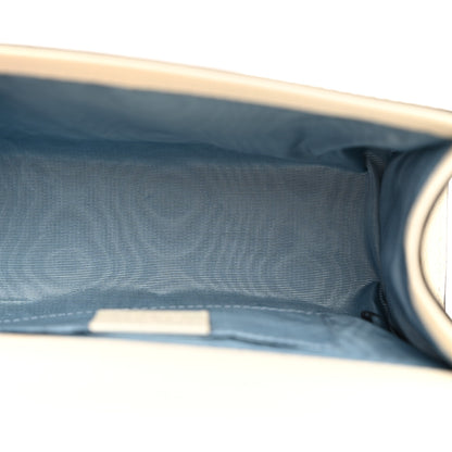 Gucci Grained Calfskin Bee Star Small Padlock Shoulder Bag White 5 of 10