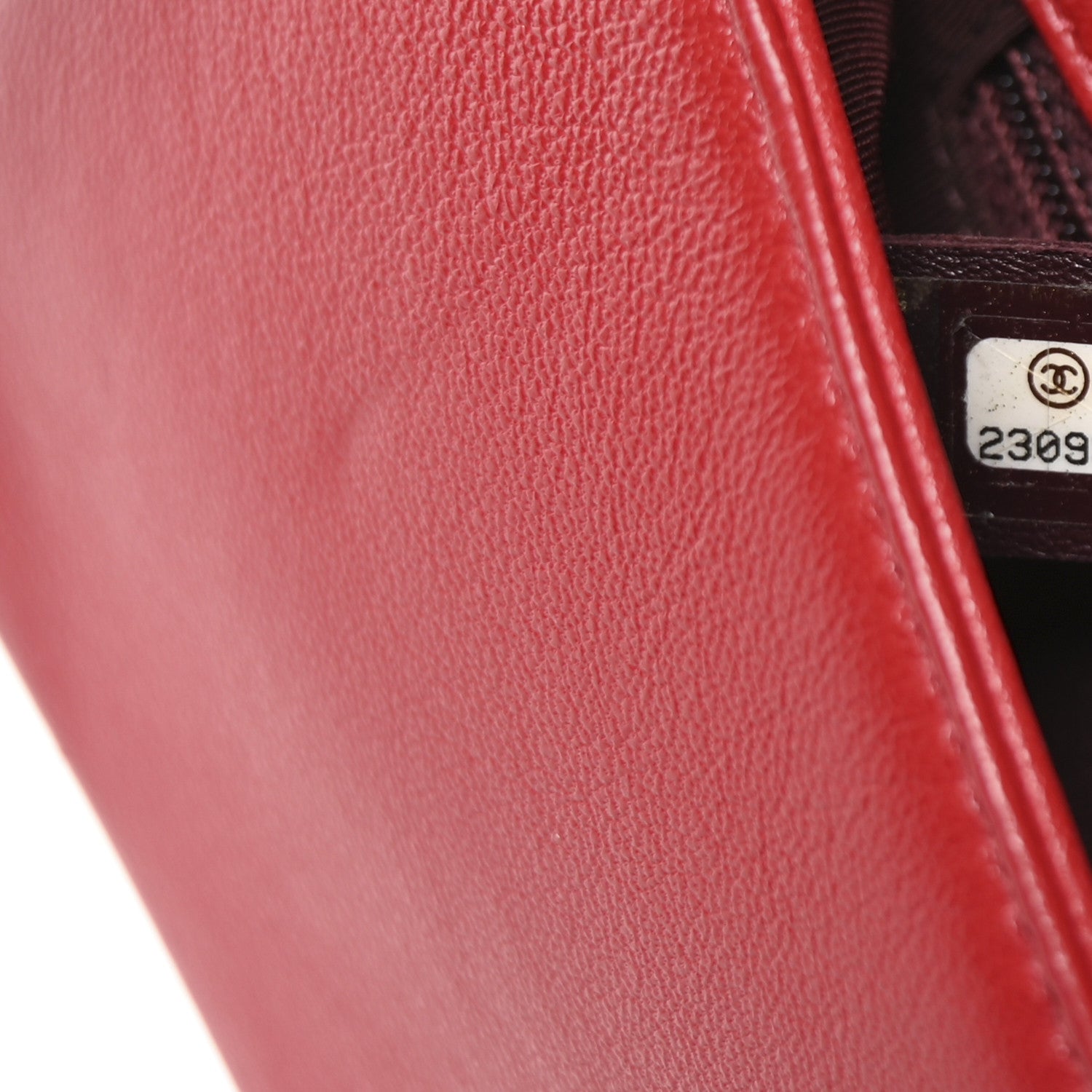 Chanel Sheepskin Quilted Medium Vintage Mademoiselle Flap Red 7 of 10