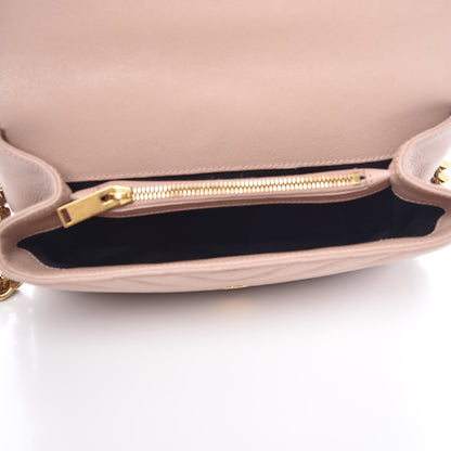 Saint Laurent Sheepskin Matelasse Chevron Monogram Medium College Bag Fard 8 of 8
