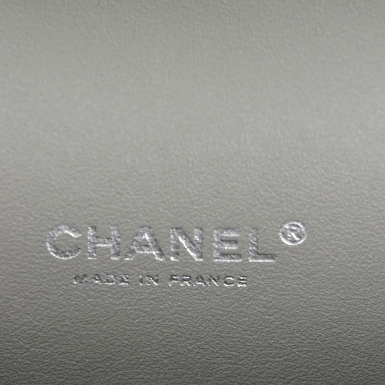 Chanel Caviar Quilted Maxi Double Flap Light Grey 8 of 9