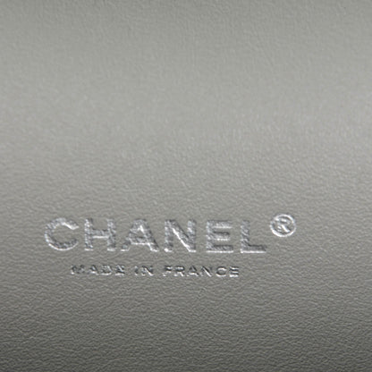 Chanel Caviar Quilted Maxi Double Flap Light Grey 8 of 9