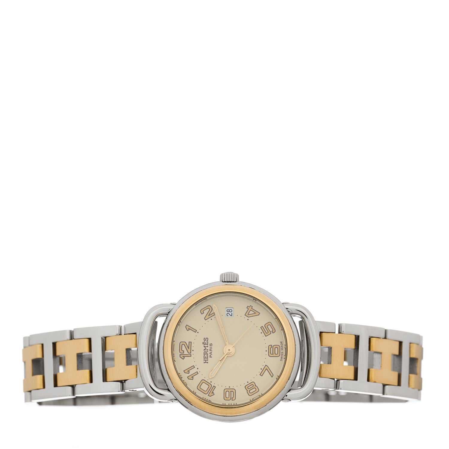 Hermes Stainless Steel 25mm Pullman Quartz Watch 2 of 4