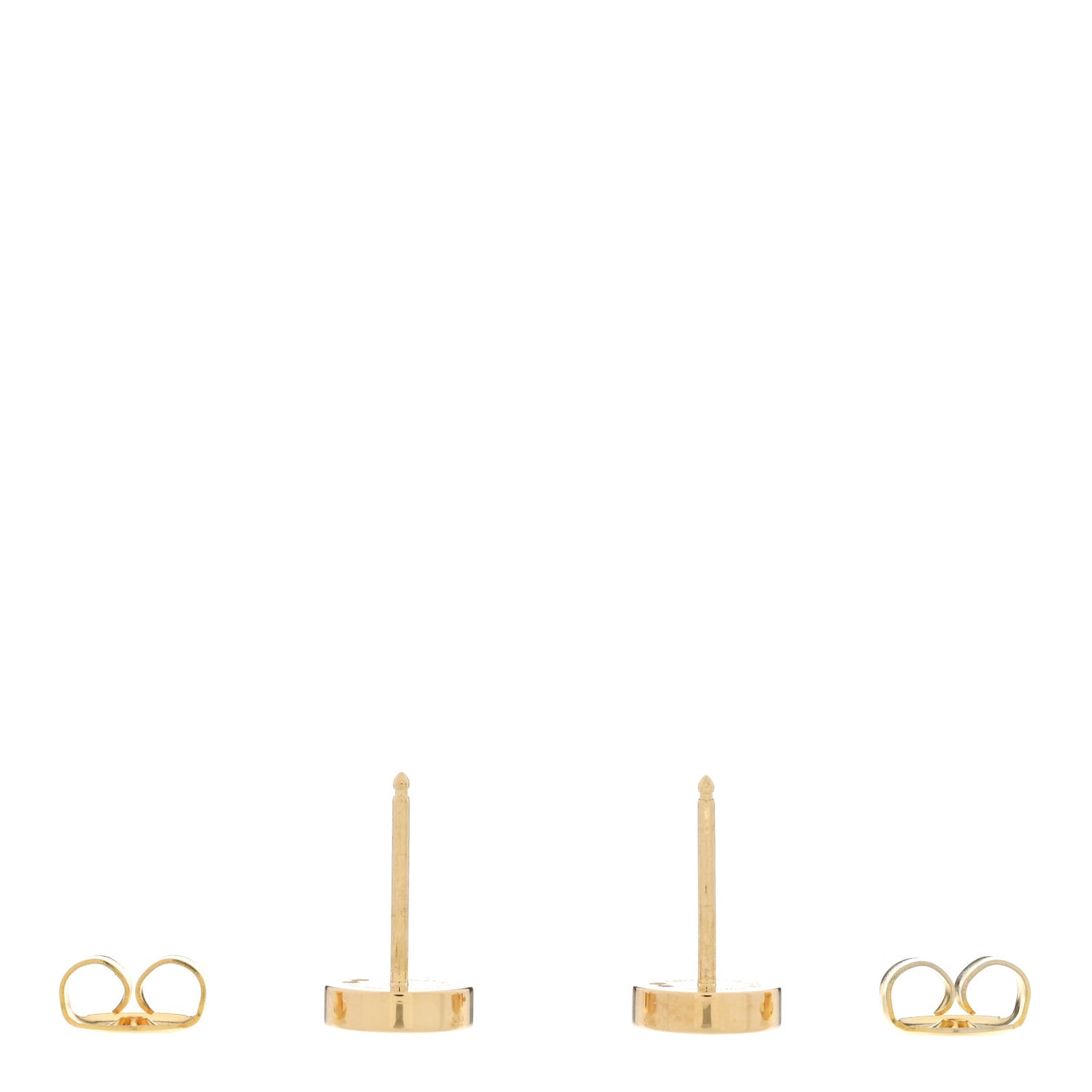 18K Yellow Gold LOVE Earrings