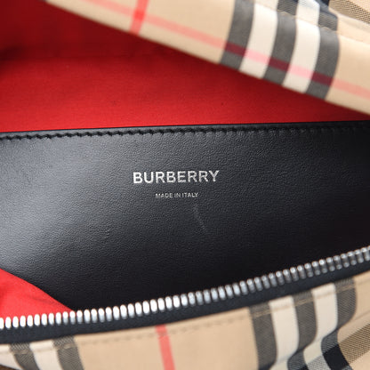 Burberry Nylon Vintage Check Medium Sonny Bum Bag Archive Beige Black 6 of 7