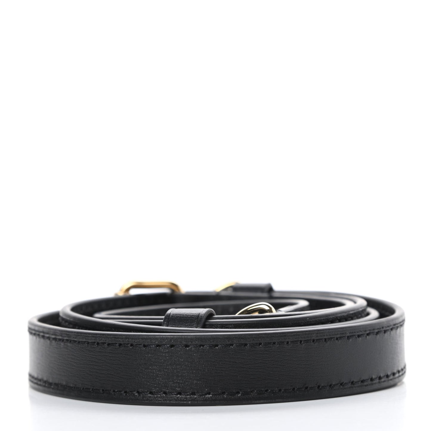 Calfskin Metis Adjustable Shoulder Strap Black