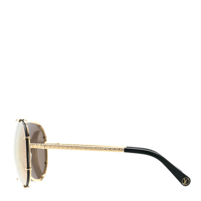 Louis Vuitton LV Drive Sunglasses Z0896E Gold 2 of 7