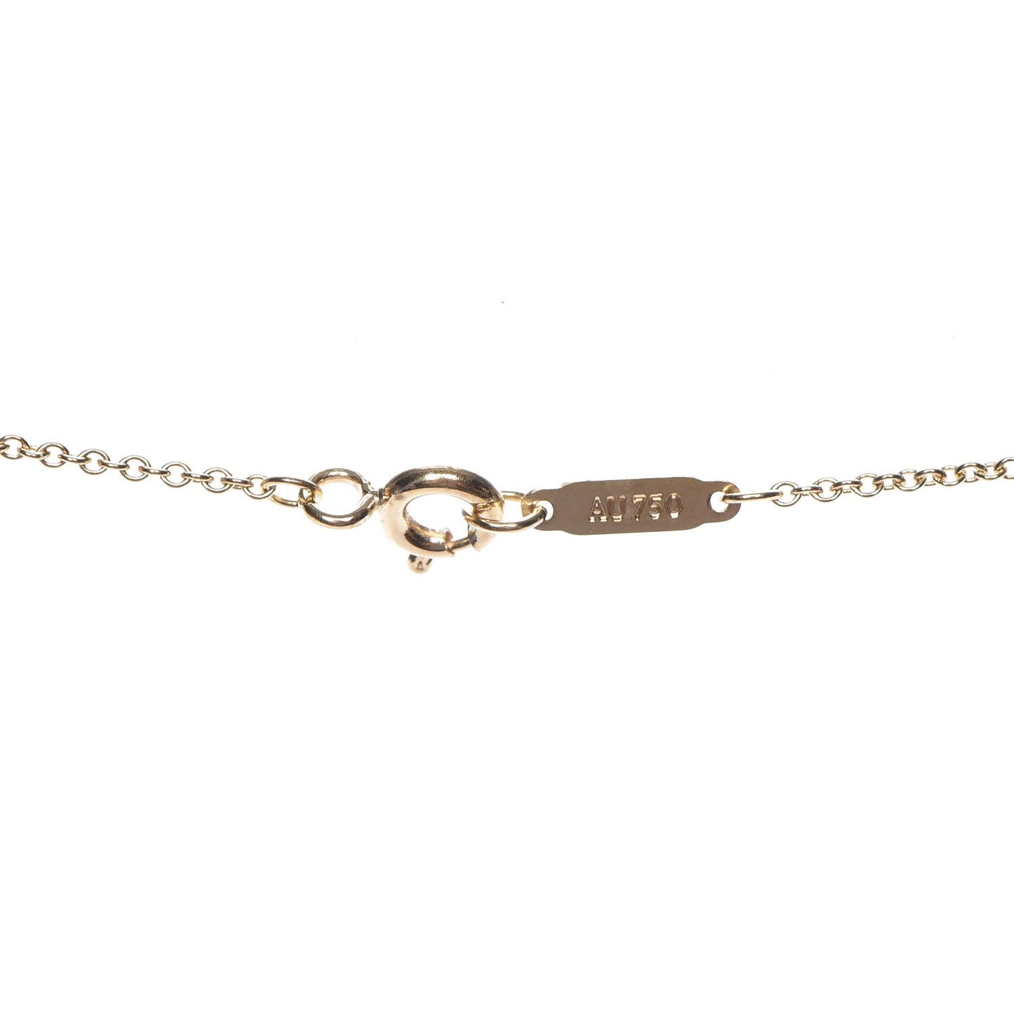 18K Yellow Gold Mini Heart Key Pendant Necklace