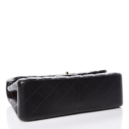 Chanel Lambskin Quilted Jumbo Double Flap Black 4 of 16