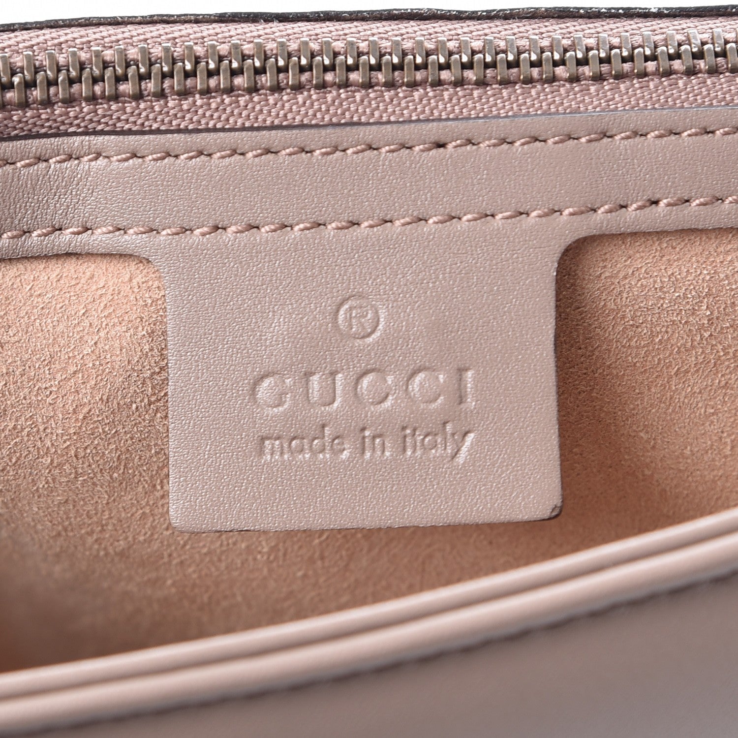 Gucci Calfskin Matelasse Medium GG Marmont Shoulder Bag Porcelain Rose 6 of 8