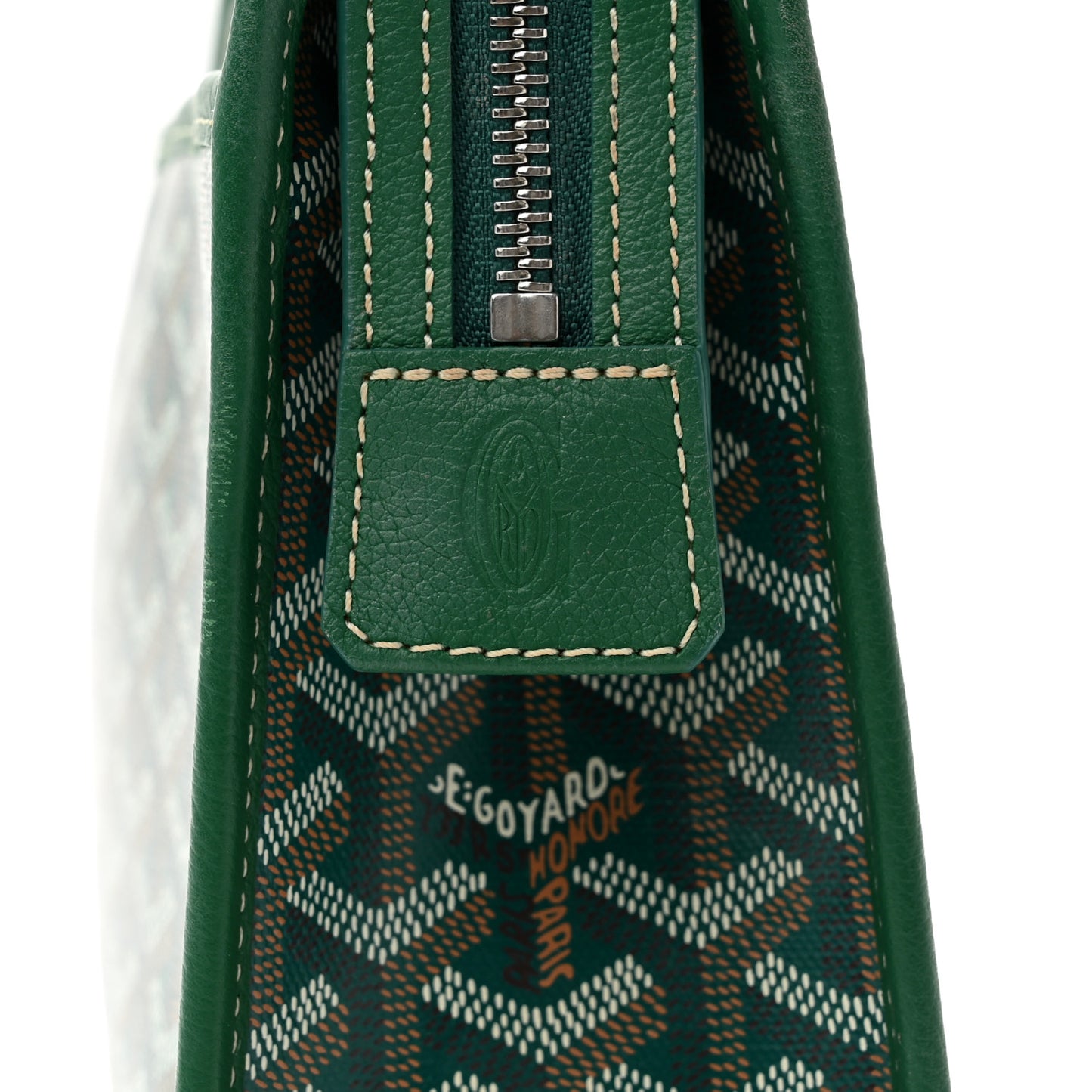 Goyardine Jouvence Toiletry Pouch Green