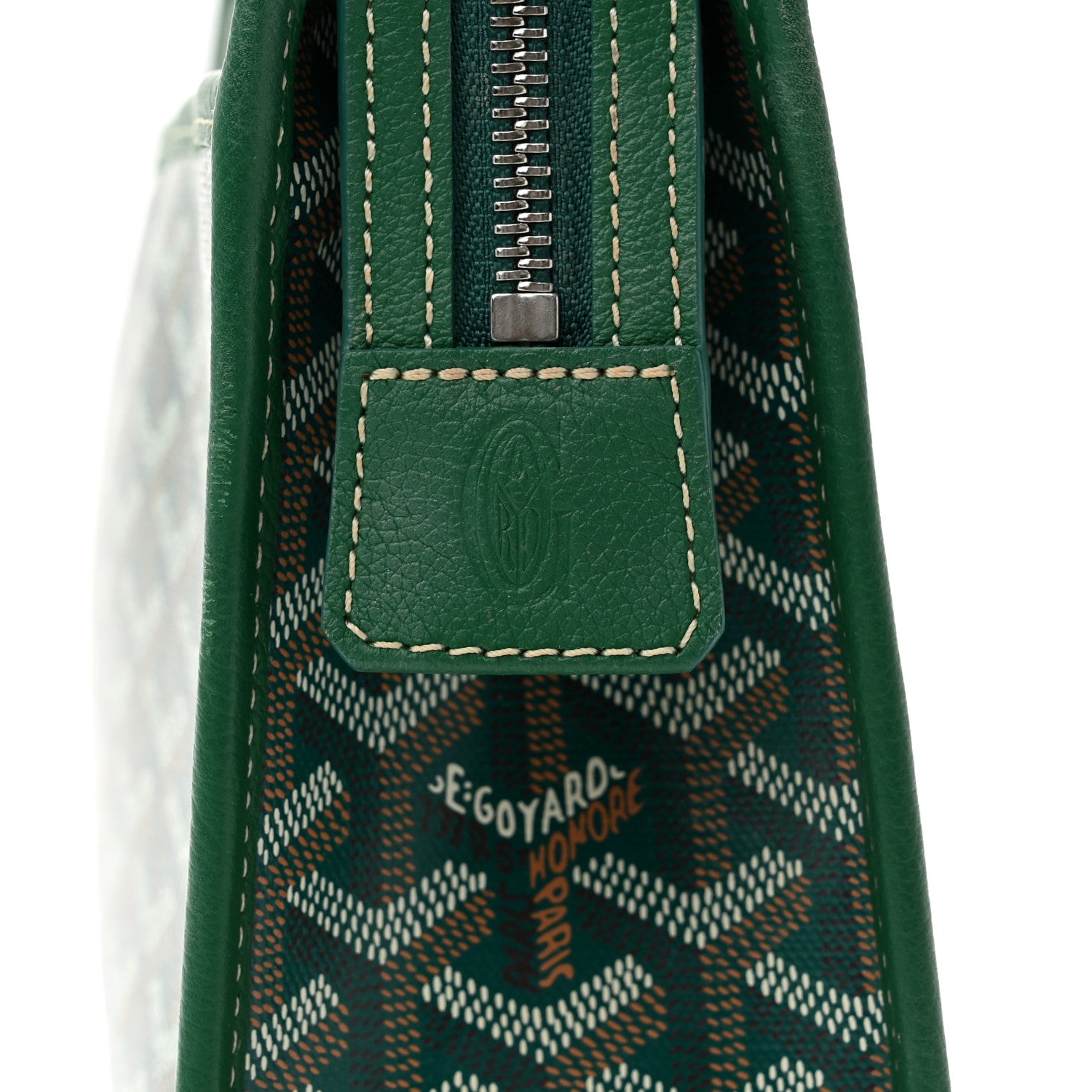 Goyard Goyardine Jouvence Toiletry Pouch Green 6 of 6