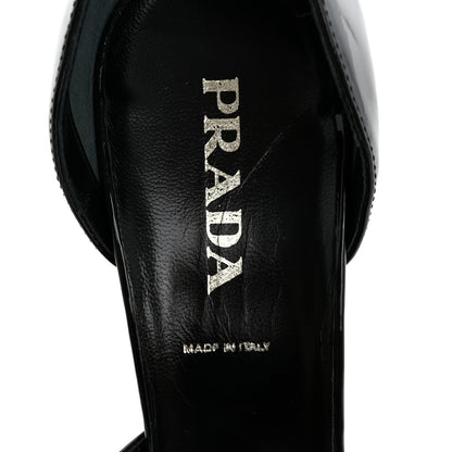 Prada Vernice Metal Pumps 37 Black 7 of 12