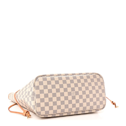 Louis Vuitton Damier Azur Neo Neverfull MM Rose Ballerine 4 of 12