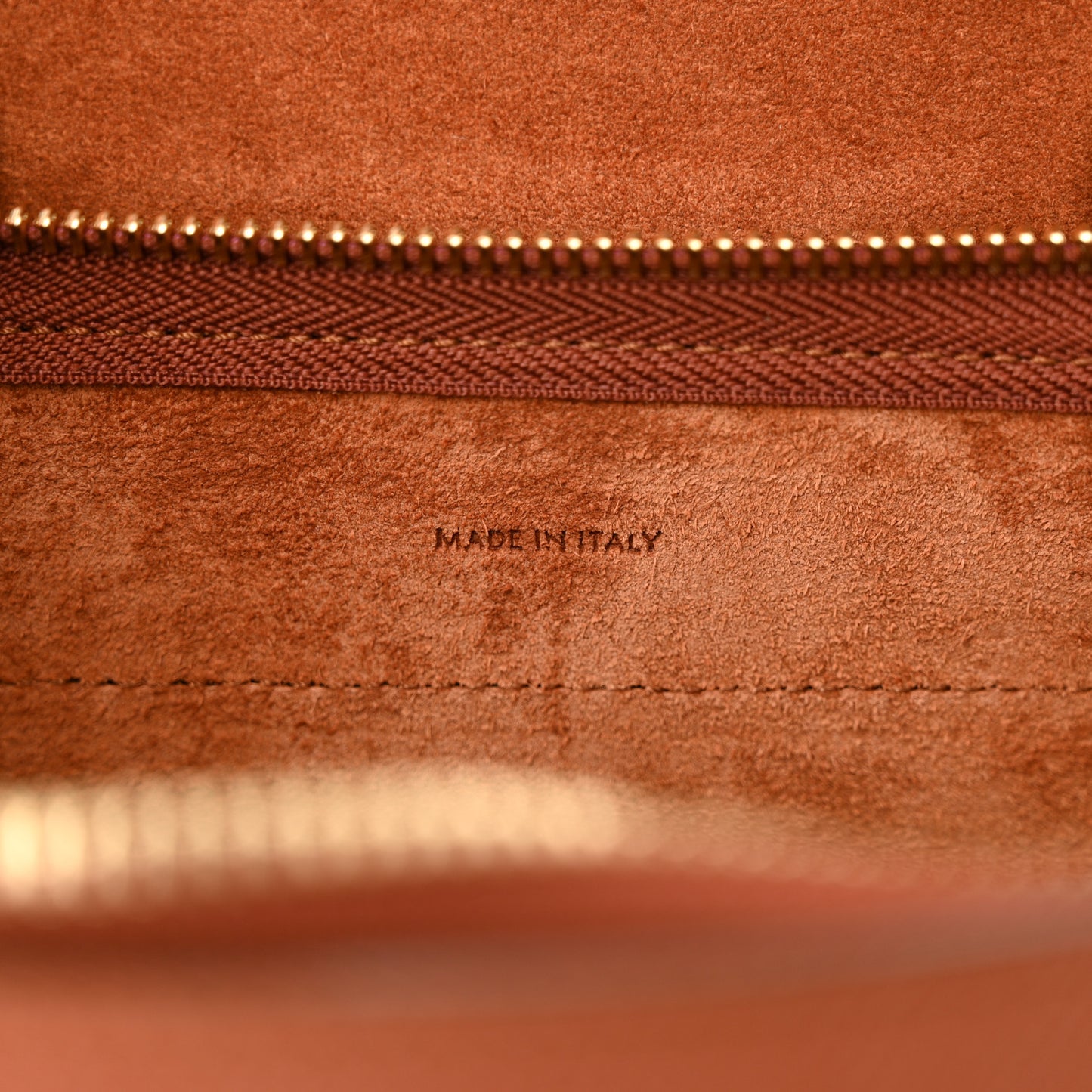 Grained Calfskin Nano Belt Bag Caramel