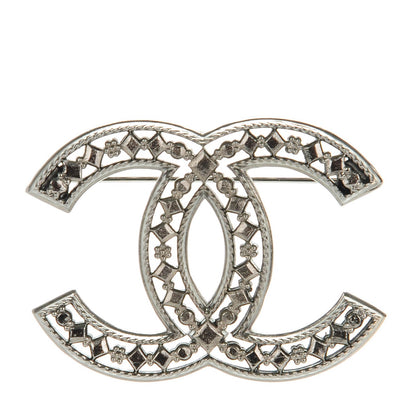 Chanel Ruthenium CC Brooch 1 of 5