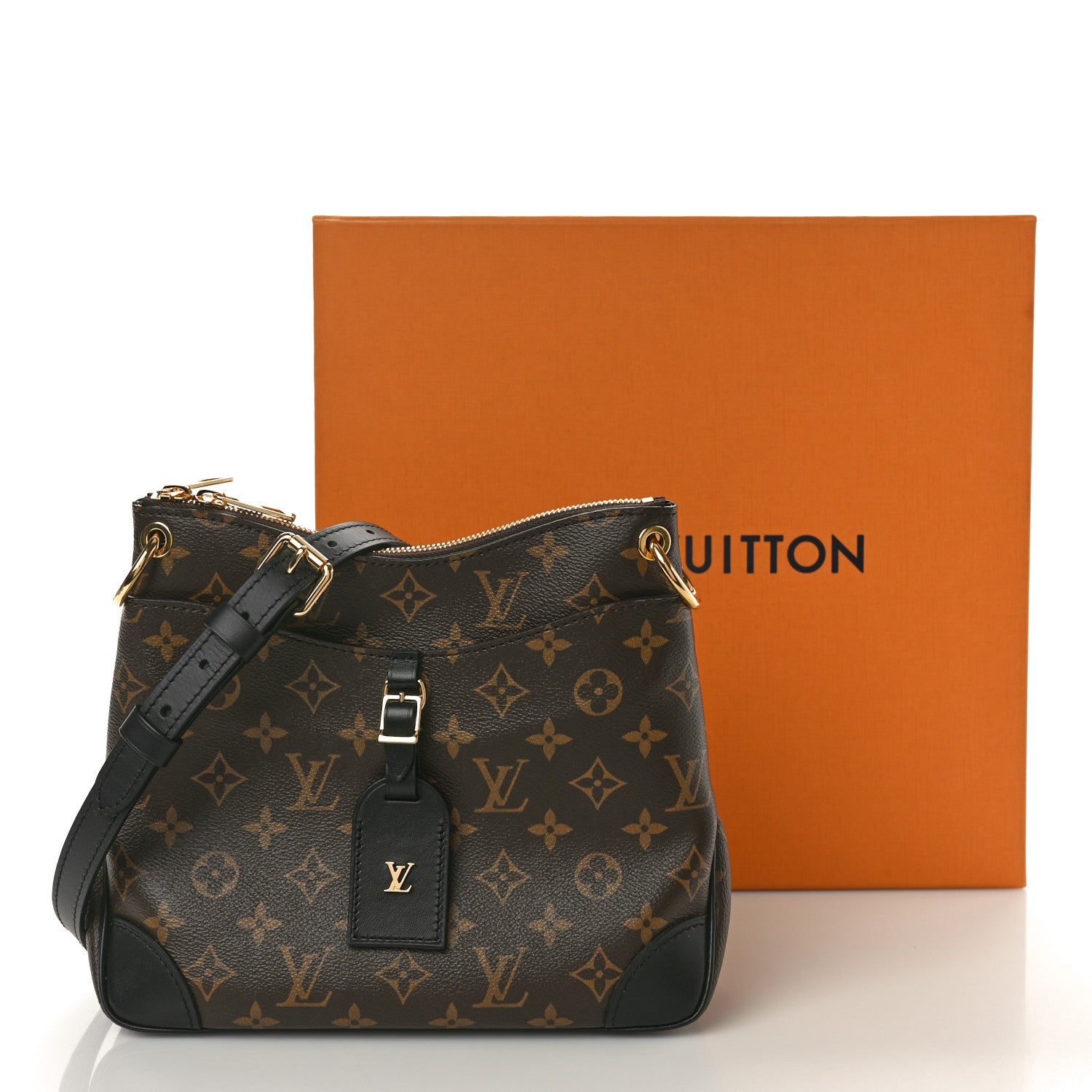 Louis Vuitton Monogram Odeon PM Black 10 of 10