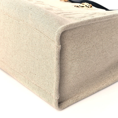 Versace Canvas Calfskin La Medusa Tote Bag Beige 10 of 10