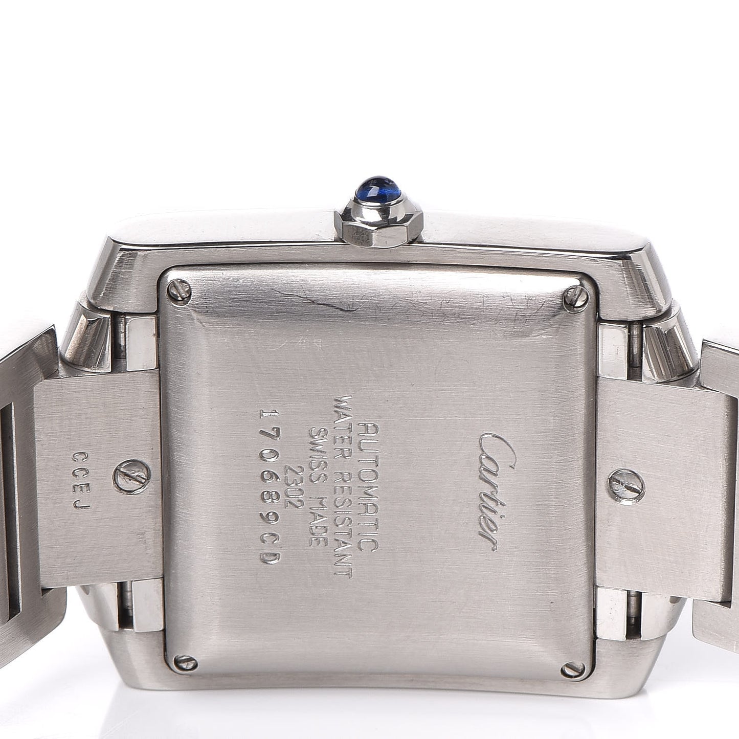 Stainless Steel 28mm Tank Francaise Automatic Watch