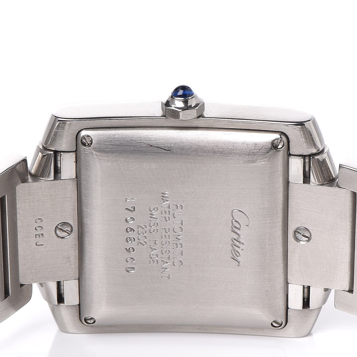 Cartier Stainless Steel 28mm Tank Francaise Automatic Watch 5 of 6
