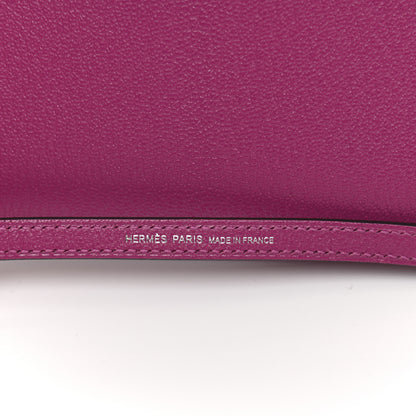 Hermes Chevre Mysore Mini Kelly Sellier 20 Rose Pourpre 8 of 13