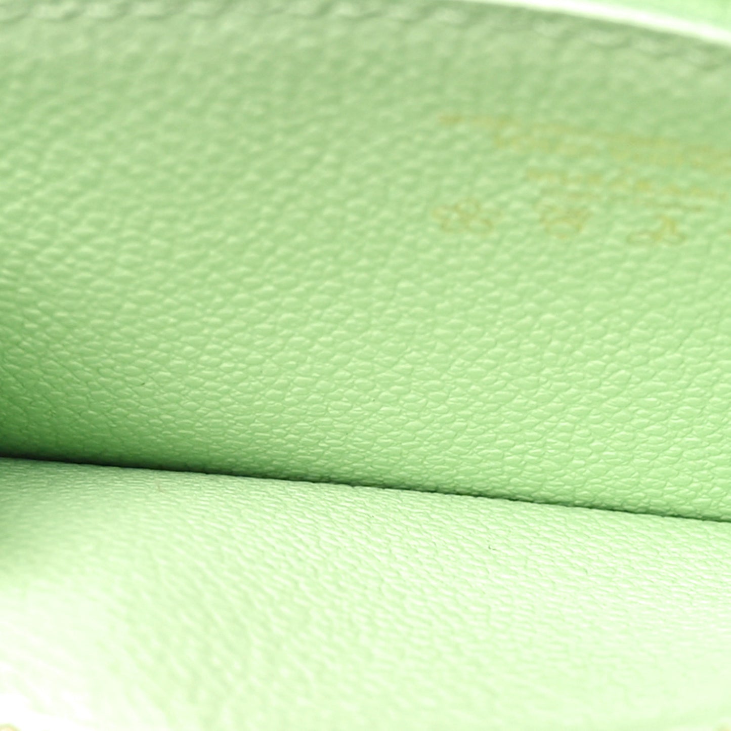 LV X TM Monogram Romy Card Holder Green Tea