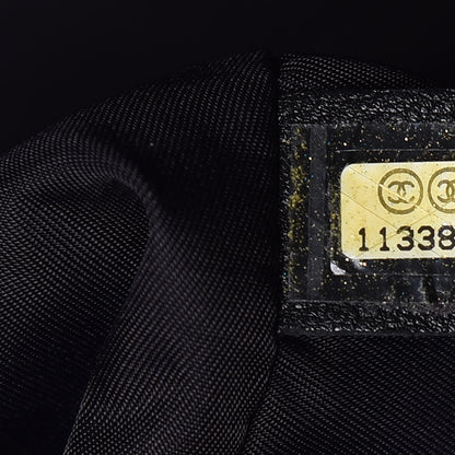 Chanel Coated Canvas Stitched XL Paris Biarritz Tote Black 9 of 10