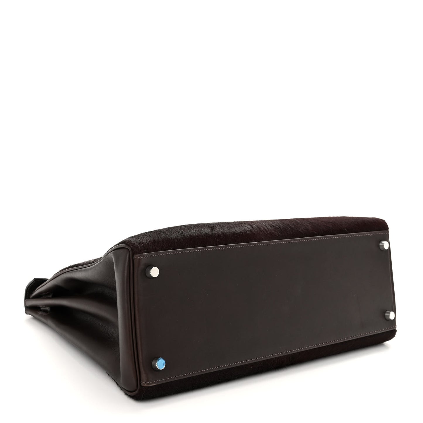 Pony Hair Swift Kelly Retourne 35 Chocolate