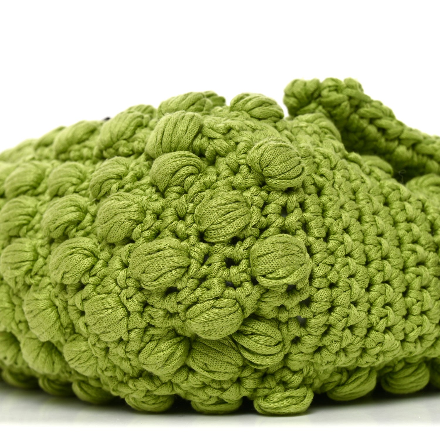 Fendi Wool Crochet Knit Mama Baguette Green 10 of 10