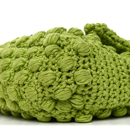Fendi Wool Crochet Knit Mama Baguette Green 10 of 10