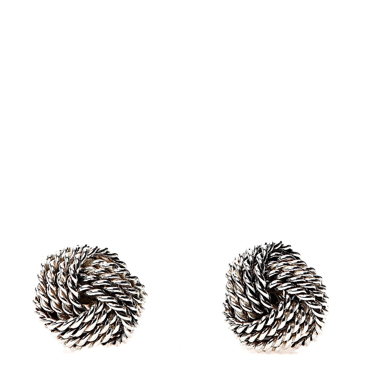Sterling Silver Twist Knot Earrings