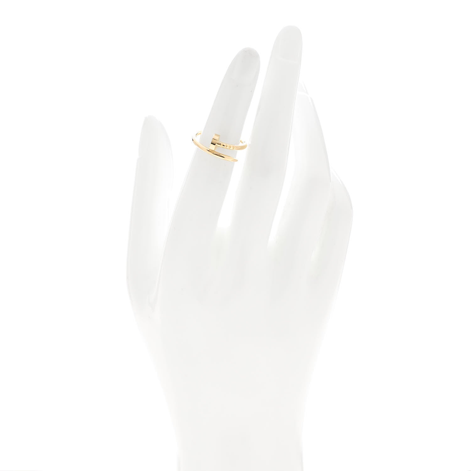 Cartier 18K Yellow Gold Small Juste Un Clou Ring 48 4.5 2 of 5