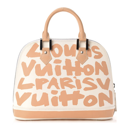 Louis Vuitton Graffiti Alma MM Peach 1 of 10