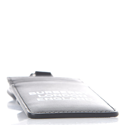 Burberry Calfskin Elmer Lanyard Card Case Black 4 of 5
