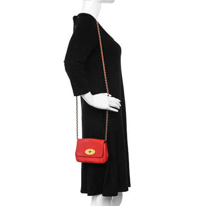 Mulberry Classic Grain Calfskin Mini Lily Fiery Red 2 of 11