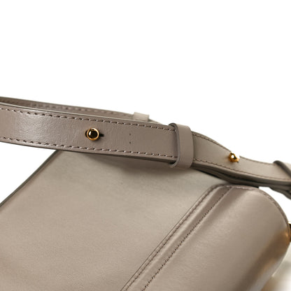 Chloe Shiny Calfskin Suede Mini C Double Carry Motty Grey 15 of 17