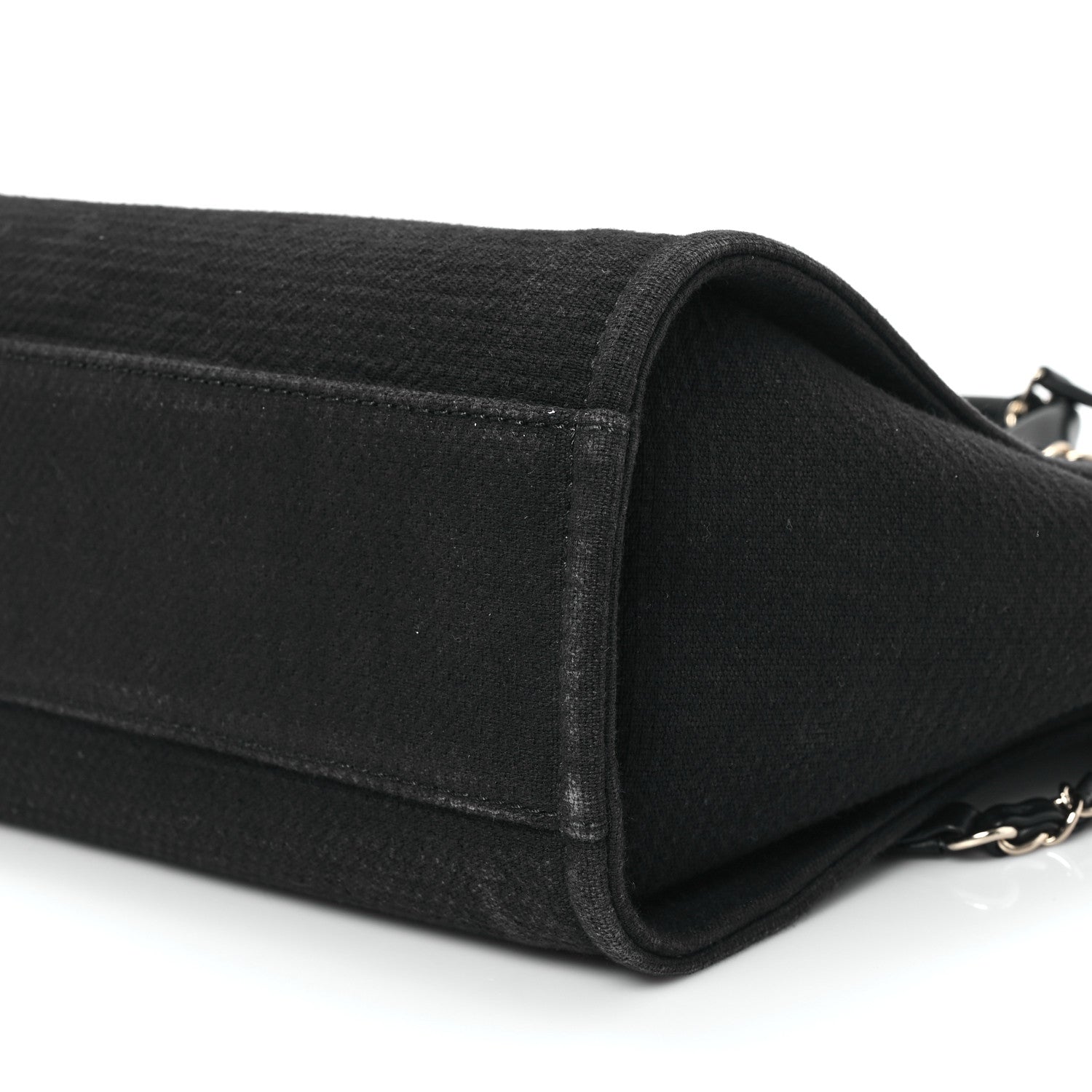 Chanel Mixed Fibers Small Deauville Tote Black 11 of 14