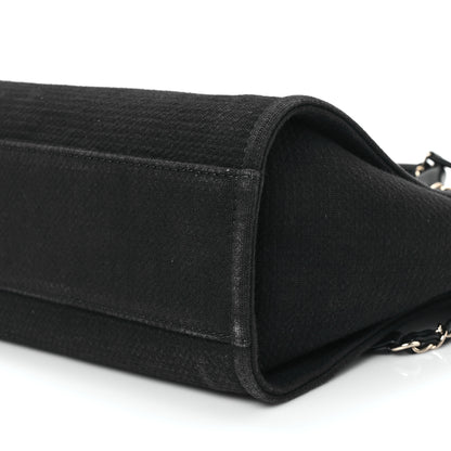 Chanel Mixed Fibers Small Deauville Tote Black 11 of 14
