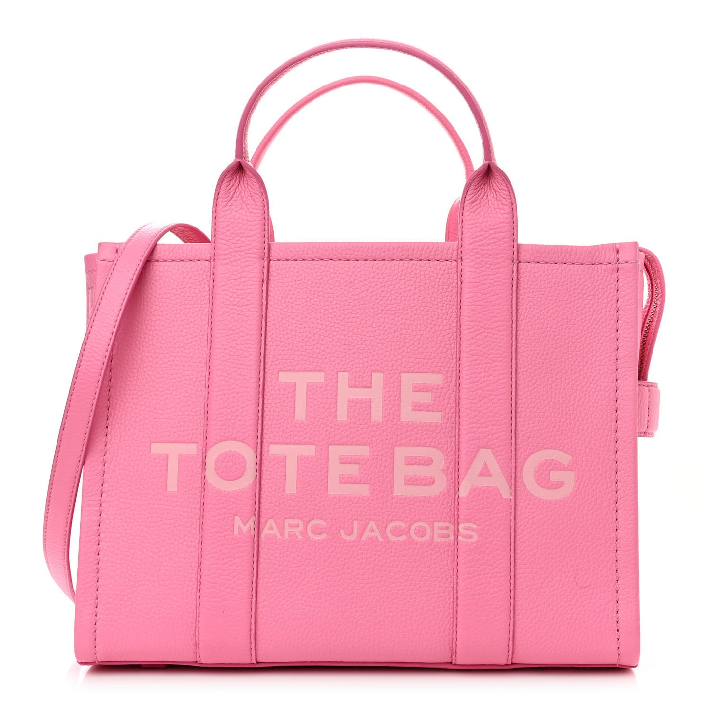 Grained Calfskin Medium The Tote Bag Petal Pink