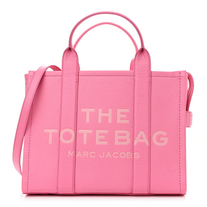 Marc Jacobs Grained Calfskin Medium The Tote Bag Petal Pink 1 of 11